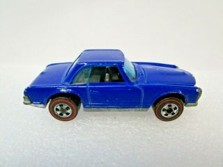 Hot Wheels Redline Mercedes Benz 280 Sl Blue 1973