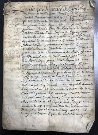 1608 France - 9.  5 " X 13.  5 " - 16 Page Antique French Manuscript Vellum Document