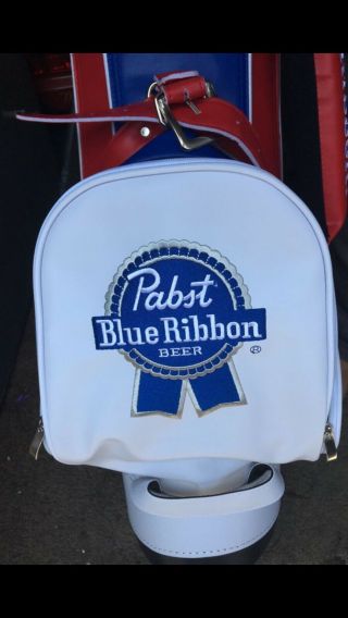 PABST BLUE RIBBON BEER GOLF CLUB BAG PBR 2