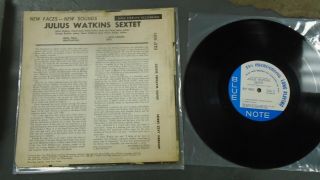VG,  Julius Watkins Sextet Blue Note 5053 BLP Flat Edge Mono DG LP Vinyl 10 