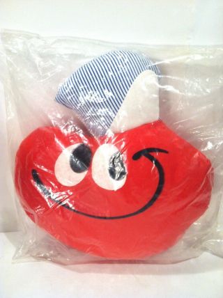 Vintage 1969 Pillsbury Funny Face Choo Choo Cherry Pillow In Package RARE 2
