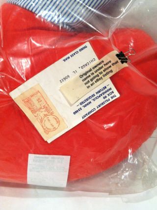 Vintage 1969 Pillsbury Funny Face Choo Choo Cherry Pillow In Package RARE 4