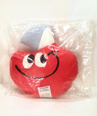 Vintage 1969 Pillsbury Funny Face Choo Choo Cherry Pillow In Package RARE 9