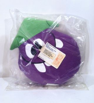 Vintage 1969 Pillsbury Funny Face Goofy Grape Pillow In Package Rare
