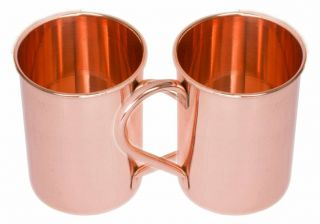 Classic Solid Copper Moscow Mule Mug Pure Copper No Lining Smooth Finish set of4 3