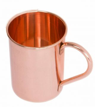 Classic Solid Copper Moscow Mule Mug Pure Copper No Lining Smooth Finish set of4 4