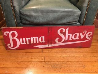 Burma Shave Sign Advertising Barber