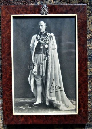 Ca.  1928 Signed Photo Of Lord Irwin,  British Viceroy Of India,  Aka Lord Halifax