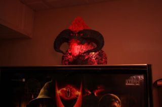 Lord of The Rings Pinball Machine Balrog Topper,  Incredible effect,  glowing red 6