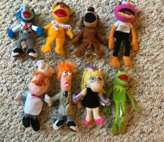 8 Starbucks Muppets Finger Puppets Mspig,  Kermit,  Ralph,  Gonzo,  Beaker,  Animal