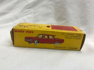Dinky Toys 552 Chevrolet Corvair Red very 4