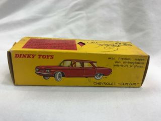 Dinky Toys 552 Chevrolet Corvair Red very 6