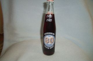 Coca - Cola 10 Oz Tall 1985 South Bend 80th Anniversary Ultra Rare