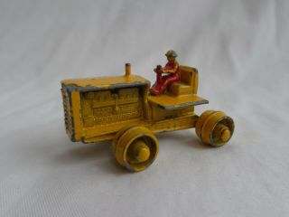 Vintage Matchbox Lesney Moko No8 Caterpillar Tractor Very Rare Issue (w/error)