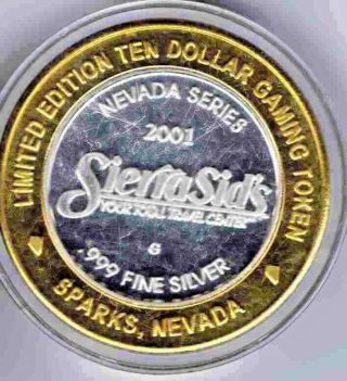 Sierra Sid ' s Casino in Sparks NV the COMPLETE set of SIX from year 2001 2