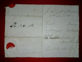 JOHN FRANKLIN - Royal Navy - Arctic Explorer - Autograph Document - 1832 2