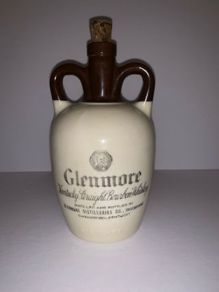 Vintage 1947 Glenmore Kentucky Straight Bourbon Whiskey Bottle Jug Decanter
