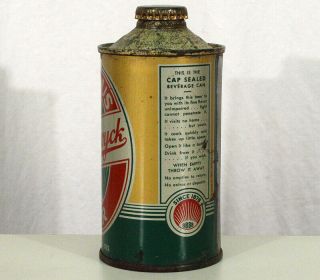 FAMOUS BEVERWYCK BBBB •GOLD• LO - PRO IRTP CONE TOP BEER CAN ALBANY,  YORK NY, 2