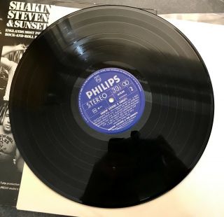 Shakin’ Stevens And The Sunsets Rare Swedish Phillips Lp 1973 Ex Cond Rockabilly
