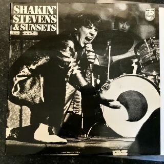 Shakin’ Stevens and The Sunsets RARE SWEDISH PHILLIPS LP 1973 Ex Cond ROCKABILLY 2