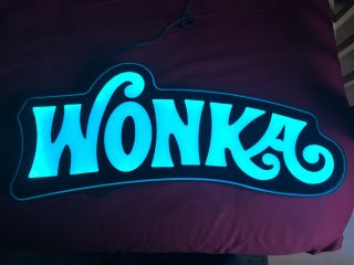 Willy Wonka Casino Slot Machine Topper Illuminated Sign WONKA CASINO SLOT SIGN 6