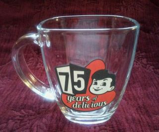 Big Boy Restaurant 75 YEARS OF DELICIOUS Square Glass Mugs - Set of 3 2