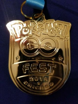 Pokemon Go Fest Chicago 2019 Medal; One of 300 Battle Arena Champion Collectors 2