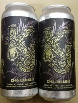 Tree House Brewing King Jjjuliusss 2 Cans King Julius Rare Release Monkish