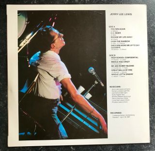 LP JERRY LEE LEWIS Album LIVE IN SWEDEN “ME AND BOBBY McGEE” Rock’n’Roll Country 2