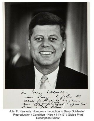 John F.  Kennedy: One Of The Very Best - And Most Delightful - Jfk Signed