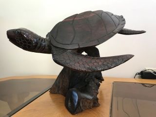 Ironwood Turtle Figure 12 " X 18 " X 17 "