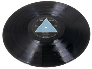 PINK FLOYD DARK SIDE OF THE MOON SOLID BLUE UK 1st A2 // B2 SEE DETAILED PICS 3