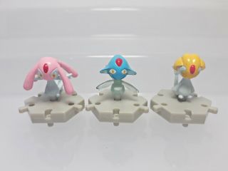 Set (3) Uxie Mesprit Azelf Pokemon Bandai Chou Get Gashapon Figure Toy Japan
