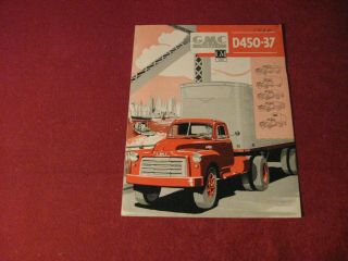 1952? Gmc Truck Sales Sheet Brochure Old Rig Semi Tractor Trailer