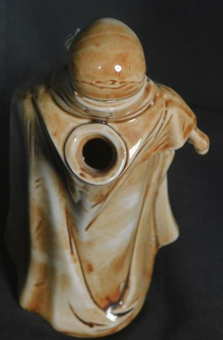Antique Schaffer Vater German Porcelain Figural Poison Bottle Nip Flask Skeleton 6