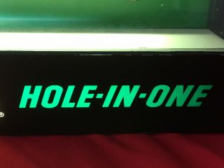 MICHELOB BEER GOLF MOTION HOLE IN ONE SIGN LIGHT 1992 6
