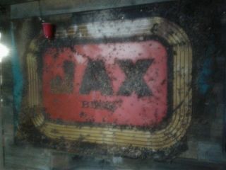 Jax Beer Advertising Tin Sign Very Large 71×47 And Beautifully Rustic 4