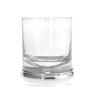 Large 925 Sterling Silver Based Whiskey Tumbler Glass Personalise Engravable