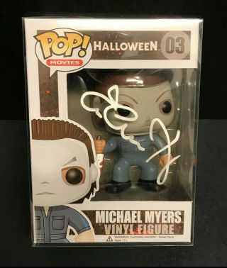 Michael Myers Funko Pop Signed By Jamie Lee Curtis - Halloween