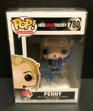 Big Bang Theory Penny Funko Pop Signed By Kaley Cuoco