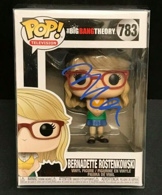 Big Bang Theory Bernadette Funko Pop Signed By Melissa Rauch