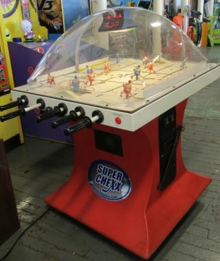 ICE CHEXX BUBBLE HOCKEY COIN - OPERATED SHAPE Available 2