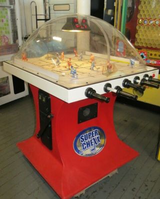 ICE CHEXX BUBBLE HOCKEY COIN - OPERATED SHAPE Available 7