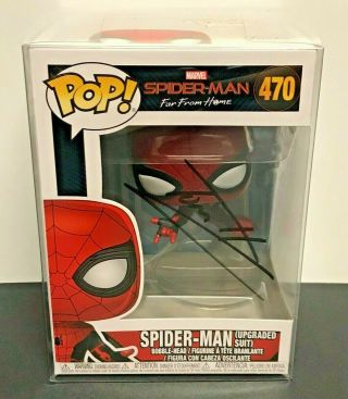 Spider - Man: Far From Home Spider - Man Funko Pop Signed By Tom Holland