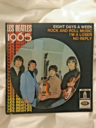Les Beatles 1965 Eight Days A Week Ep 7 Inch Vinyl France Nm The Paul Mccartney