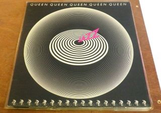 Queen,  Jazz,  Vinyl Lp,  Ema 788,  Uk 1st Press A1 / B1 Poster,  Embossed Ex/ex,