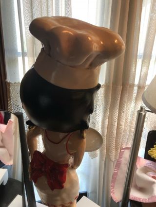 Rare Betty Boop Chef Hat Waitress Butler Statue 7