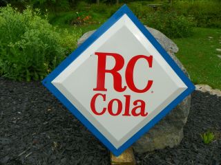 Royal Crown Cola Tin Sign Diamond