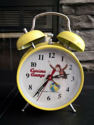 Curious George Adventures Twin - Bell Alarm Clock