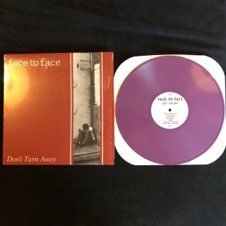 Face To Face - Don’t Turn Away - Purple Vinyl - Fat Wreck Chords